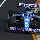 MELBOURNE, AUSTRALIA - APRIL 08: Esteban Ocon of France driving the (31) Alpine F1 A522 Renault on track during practice ahead of the F1 Grand Prix of Australia at Melbourne Grand Prix Circuit on April 08, 2022 in Melbourne, Australia. (Photo by Bryn Lennon - Formula 1/Formula 1 via Getty Images)