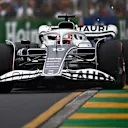 MELBOURNE, AUSTRALIA - APRIL 09: Pierre Gasly of France driving the (10) Scuderia AlphaTauri AT03 on track during final practice ahead of the F1 Grand Prix of Australia at Melbourne Grand Prix Circuit on April 09, 2022 in Melbourne, Australia. (Photo by Clive Mason/Getty Images)