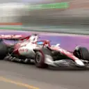 MELBOURNE, AUSTRALIA - APRIL 09: Valtteri Bottas of Finland driving the (77) Alfa Romeo F1 C42 Ferrari in the Pitlane during final practice ahead of the F1 Grand Prix of Australia at Melbourne Grand Prix Circuit on April 09, 2022 in Melbourne, Australia. (Photo by Robert Cianflone/Getty Images)