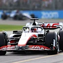 MELBOURNE, AUSTRALIA - APRIL 10: Kevin Magnussen of Denmark driving the (20) Haas F1 VF-22 Ferrari on track during the F1 Grand Prix of Australia at Melbourne Grand Prix Circuit on April 10, 2022 in Melbourne, Australia. (Photo by Robert Cianflone/Getty Images)