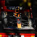 MELBOURNE, AUSTRALIA - APRIL 10: The car of Max Verstappen of the Netherlands and Oracle Red Bull Racing is recovered to the garage after he retired from the race during the F1 Grand Prix of Australia at Melbourne Grand Prix Circuit on April 10, 2022 in Melbourne, Australia. (Photo by Clive Mason/Getty Images)