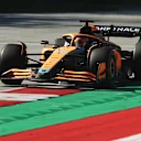 SPIELBERG, AUSTRIA - JULY 08: Daniel Ricciardo of Australia driving the (3) McLaren MCL36 Mercedes on track during qualifying ahead of the F1 Grand Prix of Austria at Red Bull Ring on July 08, 2022 in Spielberg, Austria. (Photo by Adam Pretty - Formula 1/Formula 1 via Getty Images)