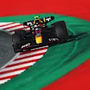 SPIELBERG, AUSTRIA - JULY 08: Sergio Perez of Mexico driving the (11) Oracle Red Bull Racing RB18 on track during qualifying ahead of the F1 Grand Prix of Austria at Red Bull Ring on July 08, 2022 in Spielberg, Austria. (Photo by Clive Rose/Getty Images)