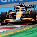 SPIELBERG, AUSTRIA - JULY 10: Lando Norris of Great Britain driving the (4) McLaren MCL36 Mercedes on track during the F1 Grand Prix of Austria at Red Bull Ring on July 10, 2022 in Spielberg, Austria. (Photo by Joe Portlock - Formula 1/Formula 1 via Getty Images)