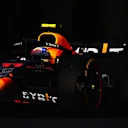 BAKU, AZERBAIJAN - JUNE 10: Sergio Perez of Mexico driving the (11) Oracle Red Bull Racing RB18 on track during practice ahead of the F1 Grand Prix of Azerbaijan at Baku City Circuit on June 10, 2022 in Baku, Azerbaijan. (Photo by Dan Mullan/Getty Images)