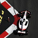 BAKU, AZERBAIJAN - JUNE 11: Kevin Magnussen of Denmark driving the (20) Haas F1 VF-22 Ferrari on track during final practice ahead of the F1 Grand Prix of Azerbaijan at Baku City Circuit on June 11, 2022 in Baku, Azerbaijan. (Photo by Bryn Lennon - Formula 1/Formula 1 via Getty Images)