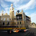 BAKU, AZERBAIJAN - JUNE 11: Lando Norris of Great Britain driving the (4) McLaren MCL36 Mercedes on track during qualifying ahead of the F1 Grand Prix of Azerbaijan at Baku City Circuit on June 11, 2022 in Baku, Azerbaijan. (Photo by Bryn Lennon - Formula 1/Formula 1 via Getty Images)
