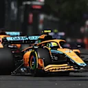 BAKU, AZERBAIJAN - JUNE 12: Lando Norris of Great Britain driving the (4) McLaren MCL36 Mercedes on track during the F1 Grand Prix of Azerbaijan at Baku City Circuit on June 12, 2022 in Baku, Azerbaijan. (Photo by Bryn Lennon - Formula 1/Formula 1 via Getty Images)