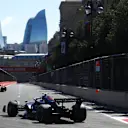 BAKU, AZERBAIJAN - JUNE 12: Nicholas Latifi of Canada driving the (6) Williams FW44 Mercedes on track during the F1 Grand Prix of Azerbaijan at Baku City Circuit on June 12, 2022 in Baku, Azerbaijan. (Photo by Joe Portlock - Formula 1/Formula 1 via Getty Images)