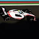 BAKU, AZERBAIJAN - JUNE 12: Mick Schumacher of Germany driving the (47) Haas F1 VF-22 Ferrari on track during the F1 Grand Prix of Azerbaijan at Baku City Circuit on June 12, 2022 in Baku, Azerbaijan. (Photo by Clive Rose/Getty Images)