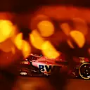 BAHRAIN, BAHRAIN - MARCH 18: Fernando Alonso of Spain driving the (14) Alpine F1 A522 Renault on track during practice ahead of the F1 Grand Prix of Bahrain at Bahrain International Circuit on March 18, 2022 in Bahrain, Bahrain. (Photo by Clive Mason/Getty Images)