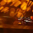 BAHRAIN, BAHRAIN - MARCH 18: Sergio Perez of Mexico driving the (11) Oracle Red Bull Racing RB18 on track during practice ahead of the F1 Grand Prix of Bahrain at Bahrain International Circuit on March 18, 2022 in Bahrain, Bahrain. (Photo by Clive Mason/Getty Images)