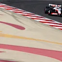 BAHRAIN, BAHRAIN - MARCH 19: Kevin Magnussen of Denmark driving the (20) Haas F1 VF-22 Ferrari on track during final practice ahead of the F1 Grand Prix of Bahrain at Bahrain International Circuit on March 19, 2022 in Bahrain, Bahrain. (Photo by Clive Rose - Formula 1/Formula 1 via Getty Images)