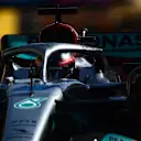 BAHRAIN, BAHRAIN - MARCH 19: George Russell of Great Britain driving the (63) Mercedes AMG Petronas F1 Team W13 in the Pitlane during final practice ahead of the F1 Grand Prix of Bahrain at Bahrain International Circuit on March 19, 2022 in Bahrain, Bahrain. (Photo by Mario Renzi - Formula 1/Formula 1 via Getty Images)