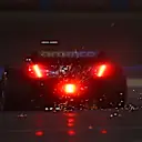 BAHRAIN, BAHRAIN - MARCH 19: Lance Stroll of Canada driving the (18) Aston Martin AMR22 Mercedes on track during qualifying ahead of the F1 Grand Prix of Bahrain at Bahrain International Circuit on March 19, 2022 in Bahrain, Bahrain. (Photo by Lars Baron/Getty Images)