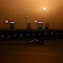 BAHRAIN, BAHRAIN - MARCH 20: Esteban Ocon of France driving the (31) Alpine F1 A522 Renault on his way to the grid before the F1 Grand Prix of Bahrain at Bahrain International Circuit on March 20, 2022 in Bahrain, Bahrain. (Photo by Clive Mason/Getty Images)