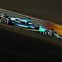 BAHRAIN, BAHRAIN - MARCH 11: Lance Stroll of Canada driving the (18) Aston Martin AMR22 Mercedes on track during Day Two of F1 Testing at Bahrain International Circuit on March 11, 2022 in Bahrain, Bahrain. (Photo by Lars Baron/Getty Images)