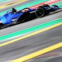 BARCELONA, SPAIN - FEBRUARY 25: Alexander Albon of Thailand driving the (23) Williams FW44 Mercedes on track during Day Three of F1 Testing at Circuit de Barcelona-Catalunya on February 25, 2022 in Barcelona, Spain. (Photo by Dan Istitene - Formula 1/Formula 1 via Getty Images)