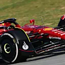 BARCELONA, SPAIN - FEBRUARY 23: Charles Leclerc of Monaco driving (16) the Ferrari F1-75 during Day