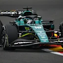 SPA, BELGIUM - AUGUST 26: Lance Stroll of Canada driving the (18) Aston Martin AMR22 Mercedes on track during practice ahead of the F1 Grand Prix of Belgium at Circuit de Spa-Francorchamps on August 26, 2022 in Spa, Belgium. (Photo by Dan Mullan/Getty Images)