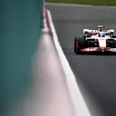 SPA, BELGIUM - AUGUST 26: Mick Schumacher of Germany driving the (47) Haas F1 VF-22 Ferrari on track during practice ahead of the F1 Grand Prix of Belgium at Circuit de Spa-Francorchamps on August 26, 2022 in Spa, Belgium. (Photo by Rudy Carezzevoli/Getty Images)