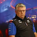 SPA, BELGIUM - AUGUST 27: Otmar Szafnauer, Team Principal of Alpine F1 attends the Team Principals Press Conference prior to final practice ahead of the F1 Grand Prix of Belgium at Circuit de Spa-Francorchamps on August 27, 2022 in Spa, Belgium. (Photo by Lars Baron/Getty Images)
