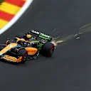 SPA, BELGIUM - AUGUST 27: Daniel Ricciardo of Australia driving the (3) McLaren MCL36 Mercedes on track during final practice ahead of the F1 Grand Prix of Belgium at Circuit de Spa-Francorchamps on August 27, 2022 in Spa, Belgium. (Photo by Mark Thompson/Getty Images)