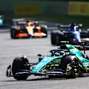 SPA, BELGIUM - AUGUST 28: Sebastian Vettel of Germany driving the (5) Aston Martin AMR22 Mercedes during the F1 Grand Prix of Belgium at Circuit de Spa-Francorchamps on August 28, 2022 in Spa, Belgium. (Photo by Dan Istitene - Formula 1/Formula 1 via Getty Images)
