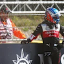 SPA, BELGIUM - AUGUST 28: Valtteri Bottas of Finland and Alfa Romeo F1 looks on from the barrier after retiring from the race during the F1 Grand Prix of Belgium at Circuit de Spa-Francorchamps on August 28, 2022 in Spa, Belgium. (Photo by Joe Portlock - Formula 1/Formula 1 via Getty Images)