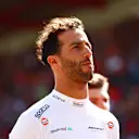 SPA, BELGIUM - AUGUST 28: Daniel Ricciardo of Australia and McLaren prepares to drive on the grid prior to the F1 Grand Prix of Belgium at Circuit de Spa-Francorchamps on August 28, 2022 in Spa, Belgium. (Photo by Dan Istitene - Formula 1/Formula 1 via Getty Images)