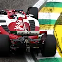 SAO PAULO, BRAZIL - NOVEMBER 11: Valtteri Bottas of Finland driving the (77) Alfa Romeo F1 C42 Ferrari on track during practice ahead of the F1 Grand Prix of Brazil at Autodromo Jose Carlos Pace on November 11, 2022 in Sao Paulo, Brazil. (Photo by Bryn Lennon - Formula 1/Formula 1 via Getty Images)