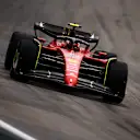 SAO PAULO, BRAZIL - NOVEMBER 11: Carlos Sainz of Spain driving (55) the Ferrari F1-75 on track during qualifying ahead of the F1 Grand Prix of Brazil at Autodromo Jose Carlos Pace on November 11, 2022 in Sao Paulo, Brazil. (Photo by Jared C. Tilton/Getty Images)
