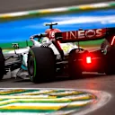 SAO PAULO, BRAZIL - NOVEMBER 11: Lewis Hamilton of Great Britain driving the (44) Mercedes AMG Petronas F1 Team W13 on track during qualifying ahead of the F1 Grand Prix of Brazil at Autodromo Jose Carlos Pace on November 11, 2022 in Sao Paulo, Brazil. (Photo by Jared C. Tilton/Getty Images)
