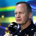 SAO PAULO, BRAZIL - NOVEMBER 12: Red Bull Racing Head of Car Engineering Paul Monaghan attends a press conference prior to practice ahead of the F1 Grand Prix of Brazil at Autodromo Jose Carlos Pace on November 12, 2022 in Sao Paulo, Brazil. (Photo by Bryn Lennon/Getty Images)
