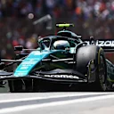 SAO PAULO, BRAZIL - NOVEMBER 12: Sebastian Vettel of Germany driving the (5) Aston Martin AMR22 Mercedes on track during practice ahead of the F1 Grand Prix of Brazil at Autodromo Jose Carlos Pace on November 12, 2022 in Sao Paulo, Brazil. (Photo by Dan Istitene - Formula 1/Formula 1 via Getty Images)