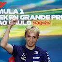 SAO PAULO, BRAZIL - NOVEMBER 10: Alexander Albon of Thailand and Williams attends the Drivers Press Conference during previews ahead of the F1 Grand Prix of Brazil at Autodromo Jose Carlos Pace on November 10, 2022 in Sao Paulo, Brazil. (Photo by Jared C. Tilton/Getty Images)