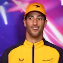 MONTREAL, QUEBEC - JUNE 17: Daniel Ricciardo of Australia and McLaren looks on in the Drivers Press Conference prior to practice ahead of the F1 Grand Prix of Canada at Circuit Gilles Villeneuve on June 17, 2022 in Montreal, Quebec. (Photo by Dan Istitene/Getty Images)