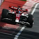 MONTREAL, QUEBEC - JUNE 17: Valtteri Bottas of Finland driving the (77) Alfa Romeo F1 C42 Ferrari on track during practice ahead of the F1 Grand Prix of Canada at Circuit Gilles Villeneuve on June 17, 2022 in Montreal, Quebec. (Photo by Clive Rose/Getty Images)