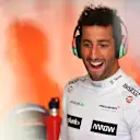 MONTREAL, QUEBEC - JUNE 17: Daniel Ricciardo of Australia and McLaren looks on in the garage during practice ahead of the F1 Grand Prix of Canada at Circuit Gilles Villeneuve on June 17, 2022 in Montreal, Quebec. (Photo by Dan Mullan/Getty Images)