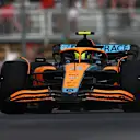 MONTREAL, QUEBEC - JUNE 17: Lando Norris of Great Britain driving the (4) McLaren MCL36 Mercedes on track during practice ahead of the F1 Grand Prix of Canada at Circuit Gilles Villeneuve on June 17, 2022 in Montreal, Quebec. (Photo by Lars Baron - Formula 1/Formula 1 via Getty Images)