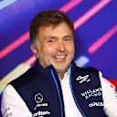 MONTREAL, QUEBEC - JUNE 18: Jost Capito, CEO of Williams F1 looks on in the Team Principals Press Conference prior to final practice ahead of the F1 Grand Prix of Canada at Circuit Gilles Villeneuve on June 18, 2022 in Montreal, Quebec. (Photo by Dan Istitene/Getty Images)