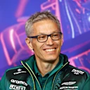 MONTREAL, QUEBEC - JUNE 18: Mike Krack, Team Principal of the Aston Martin F1 Team looks on in the Team Principals Press Conference prior to final practice ahead of the F1 Grand Prix of Canada at Circuit Gilles Villeneuve on June 18, 2022 in Montreal, Quebec. (Photo by Clive Rose/Getty Images)