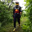 MONTREAL, QUEBEC - JUNE 18: Sergio Perez of Mexico and Oracle Red Bull Racing walks back to the paddock after crashing during qualifying ahead of the F1 Grand Prix of Canada at Circuit Gilles Villeneuve on June 18, 2022 in Montreal, Quebec. (Photo by Dan Istitene - Formula 1/Formula 1 via Getty Images)