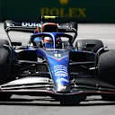 MONTREAL, QUEBEC - JUNE 19: Nicholas Latifi of Canada driving the (6) Williams FW44 Mercedes on track during the F1 Grand Prix of Canada at Circuit Gilles Villeneuve on June 19, 2022 in Montreal, Quebec. (Photo by Clive Rose/Getty Images)