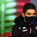 IMOLA, ITALY - APRIL 22: Esteban Ocon of France and Alpine F1 looks on in the Drivers Press Conference prior to practice ahead of the F1 Grand Prix of Emilia Romagna at Autodromo Enzo e Dino Ferrari on April 22, 2022 in Imola, Italy. (Photo by Lars Baron/Getty Images)