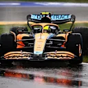 IMOLA, ITALY - APRIL 22: Lando Norris of Great Britain driving the (4) McLaren MCL36 Mercedes runs wide during practice ahead of the F1 Grand Prix of Emilia Romagna at Autodromo Enzo e Dino Ferrari on April 22, 2022 in Imola, Italy. (Photo by Clive Mason/Getty Images)