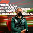 IMOLA, ITALY - APRIL 23: Mike Krack, Team Principal of the Aston Martin F1 Team talks in the Team Principals Press Conference prior to practice ahead of the F1 Grand Prix of Emilia Romagna at Autodromo Enzo e Dino Ferrari on April 23, 2022 in Imola, Italy. (Photo by Clive Mason/Getty Images)