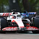 IMOLA, ITALY - APRIL 23: Kevin Magnussen of Denmark driving the (20) Haas F1 VF-22 Ferrari on track during Sprint ahead of the F1 Grand Prix of Emilia Romagna at Autodromo Enzo e Dino Ferrari on April 23, 2022 in Imola, Italy. (Photo by Lars Baron - Formula 1/Formula 1 via Getty Images)