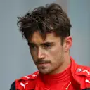 IMOLA, ITALY - APRIL 24: 6th placed Charles Leclerc of Monaco and Ferrari looks dejected in parc ferme after spinning out from third position with 10 laps remaining during the F1 Grand Prix of Emilia Romagna at Autodromo Enzo e Dino Ferrari on April 24, 2022 in Imola, Italy. (Photo by Dan Mullan/Getty Images)