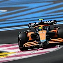 LE CASTELLET, FRANCE - JULY 22: Lando Norris of Great Britain driving the (4) McLaren MCL36 Mercedes on track during practice ahead of the F1 Grand Prix of France at Circuit Paul Ricard on July 22, 2022 in Le Castellet, France. (Photo by Dan Mullan/Getty Images)